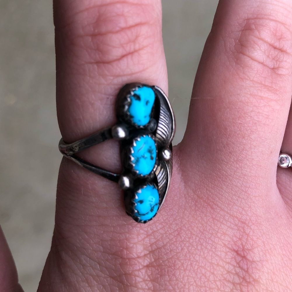 Sterling native American ring